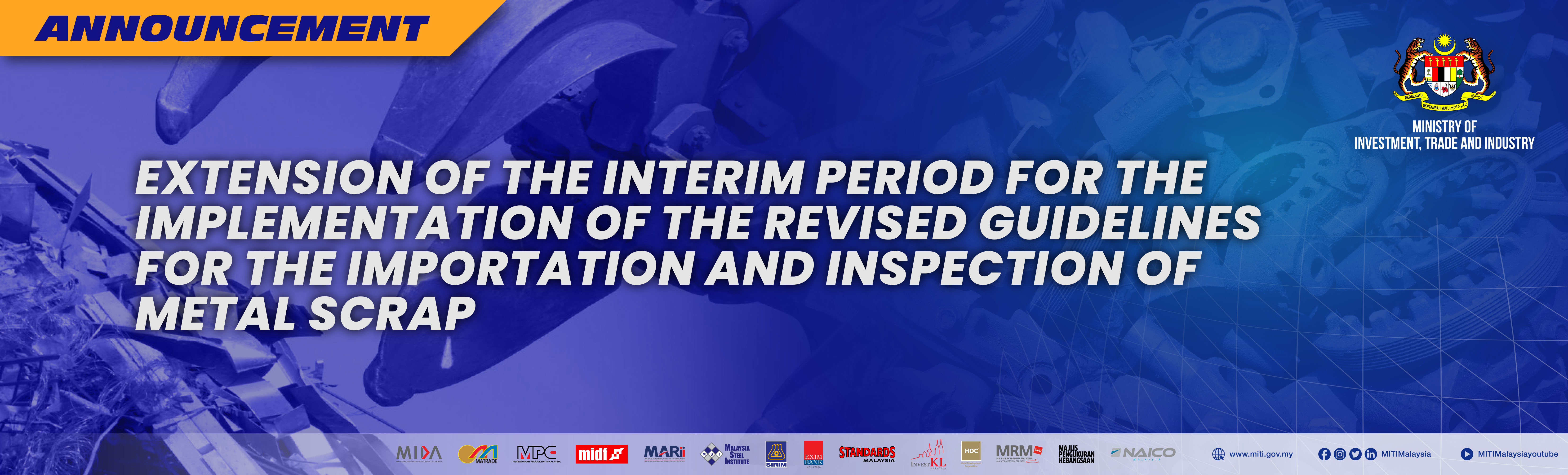 The Implementation of The Guidelines for The Importation and Inspection of Metal Scrap and Waste Paper